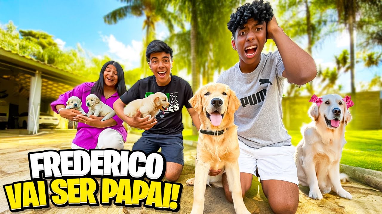 DESCOBRIMOS QUE O FREDERICO VAI SER PAPAI!!