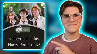 Finishing a Difficult Harry Potter Quiz in Record Time (No Cuts) - 100+ Questions