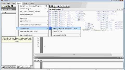 GTT Vex TestBench WriteFirstProgram