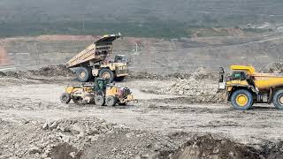 Best New Project || Moving Over Burden Using Hd 785 Komatsu And 777D Caterpillar Truck ~ Miningstory