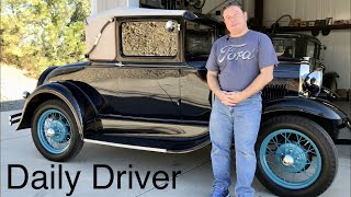 Daily Driving a 92 year old Ford Model A  What could go wrong?