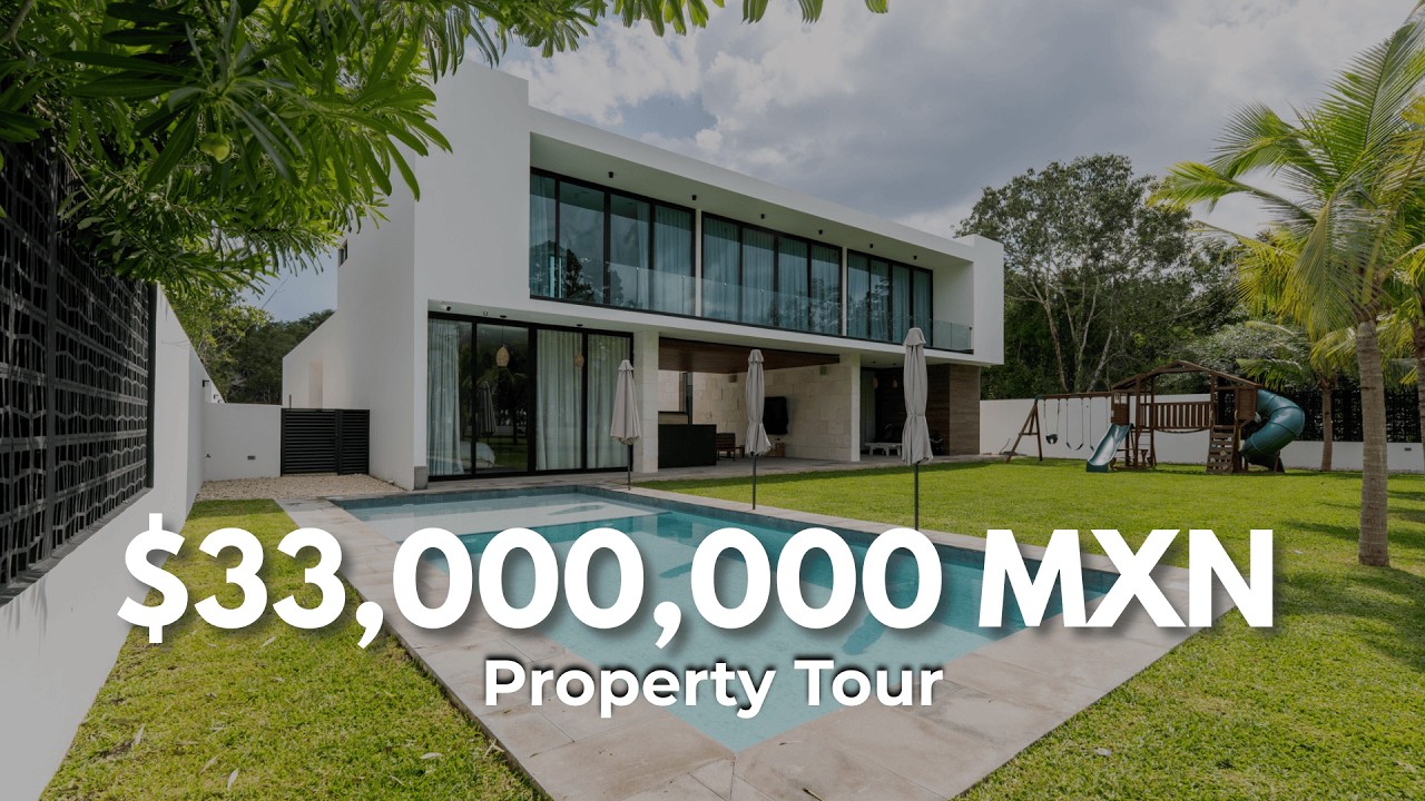 Inside a $33,000,000 MXN House in Exclusive Gated Community - Lagos del Sol, Cancun