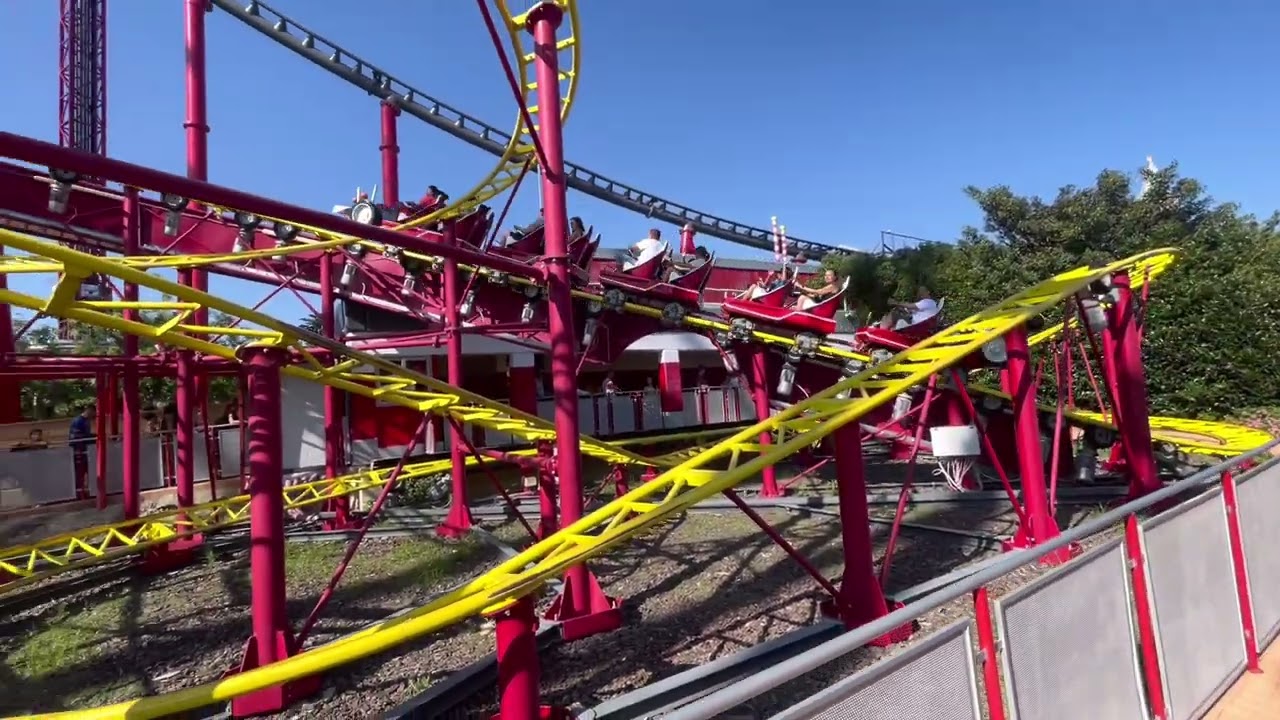 Ferrari roller coaster Ferrari land portaventura