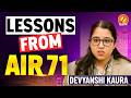 AIR 71 Devyanshi Kaura UPSC Strategy | 5 Attempts, Failures &amp; Final Success | UPSC 2025 Topper