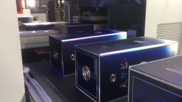 wine box pressing machine for removing bubbles