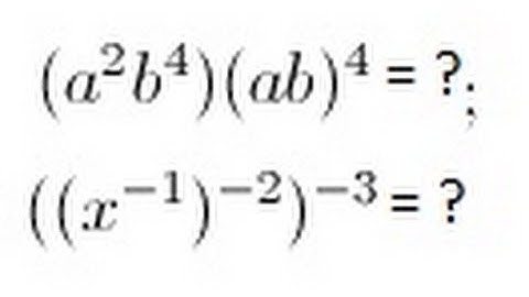 Algebra - Simplifying Algebraic Expressions with Exponents (5 of 7) Example 4