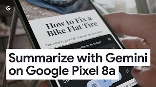 Summarize on Google Pixel 8a