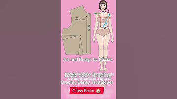Draping Design ll अगर आप Draping technique  सीखना चाहते हैं तो यह वीडियो देखें