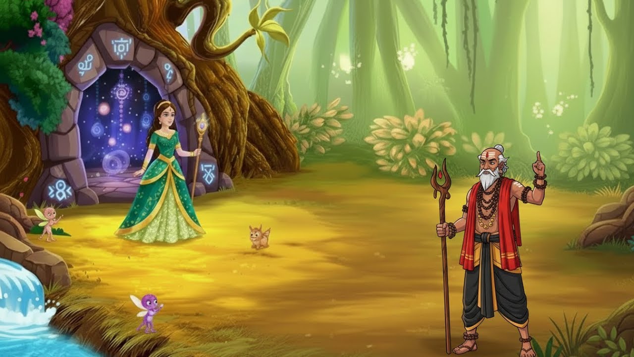 जादुई गुफा में कैद राजकुमारी का रहस्य |Hindi Kahani |Moral Stories |Cartoon Video |Bedtime stories |