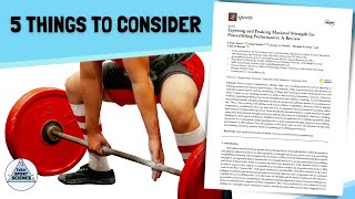 TAPERING & PEAKING MAXIMAL STRENGTH FOR POWERLIFTING PERFORMANCE (BY S. KYLE TRAVIS ET AL.)
