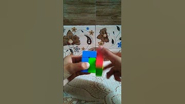 How to make 4 side checker board pattern on Rubik