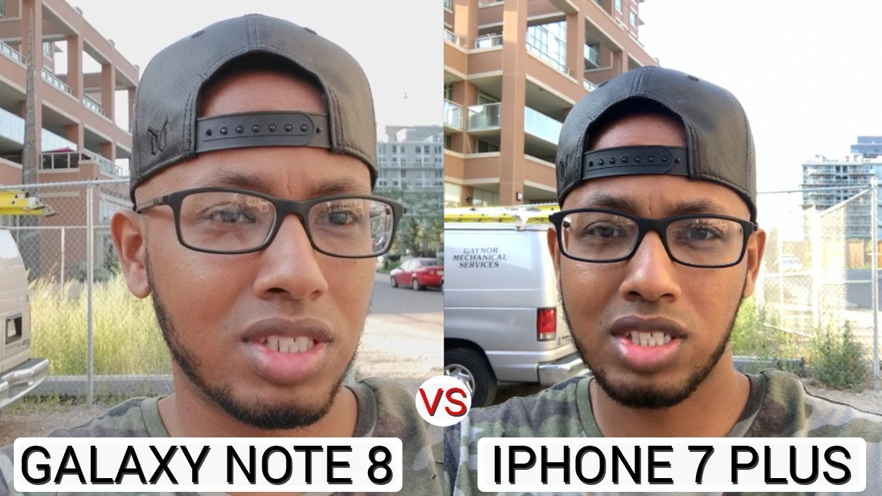 Note 8 vs Iphone 7 Plus Video Camera Test Optical Image Stabilizer