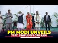 PM Modi unveils 77 ft. statue of Lord Ram at Shree Samsthan Gokarn Partagali Jeevottam Math