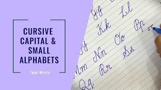 Cursive Abcd Writing For Beginners Cursive Capital Small Alphabets