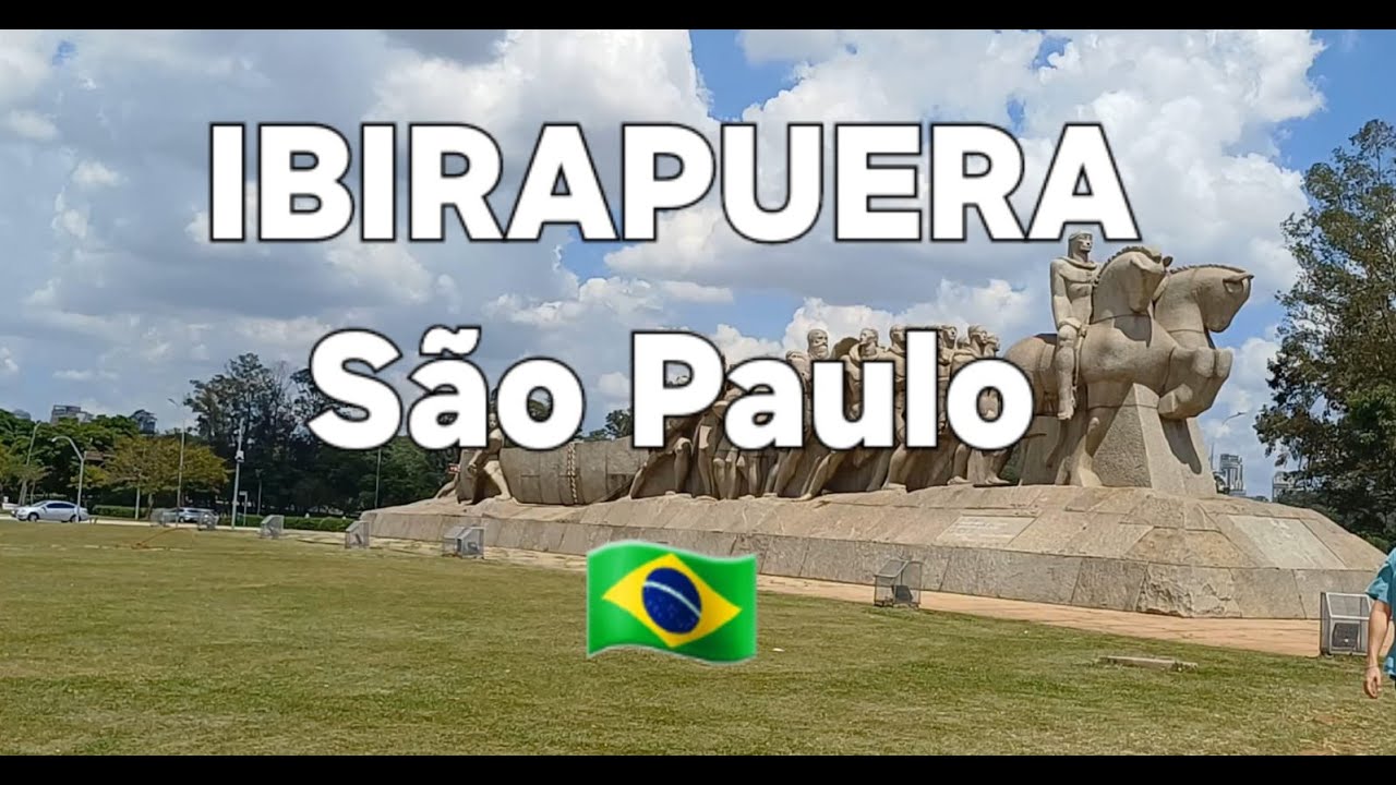 WALKING IN PARK IBIRAPUERA 4k IN SÃO PAULO BRAZIL SP/ Vlog in Brazil