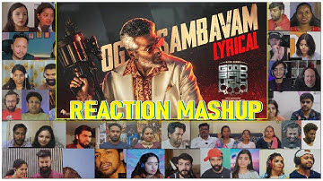 OG SAMBAVAM  song -REACTION MASH UP | Ajith | Trisha | G V Prakash  Good Bad Ugly