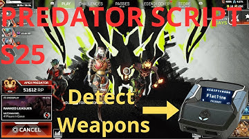 Script Apex S25 || Predator Script with Detect Weapons || cronus zen && max || Ps5 Ps4 Xbox Pc