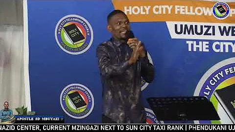 Apostle SD Mbuyazi | Zacchaeus: The Man from Jericho