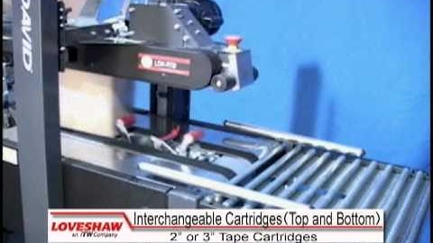 Loveshaw LDX-RTB Semi-Automatic Random Case Sealer Video