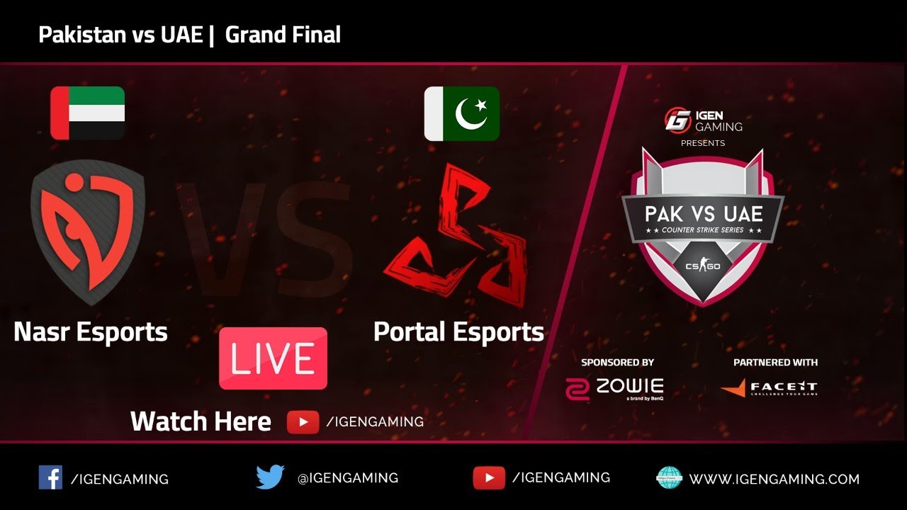 [LIVE] Pakistan Vs UAE CS:GO Series Grand Final | Nasr Esports Vs Portal Esports
