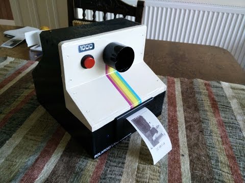 raspberry pi polaroid instant photo thermal printer