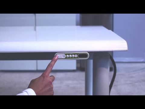 Linak Wellness Switch Setting The Desk Height Youtube