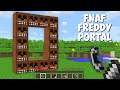 Never Dont BUILD this FNAF FREDDY PORTAL in Minecraft ! FNAF Dimension