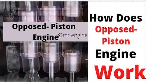 How does opposed-piston engine works