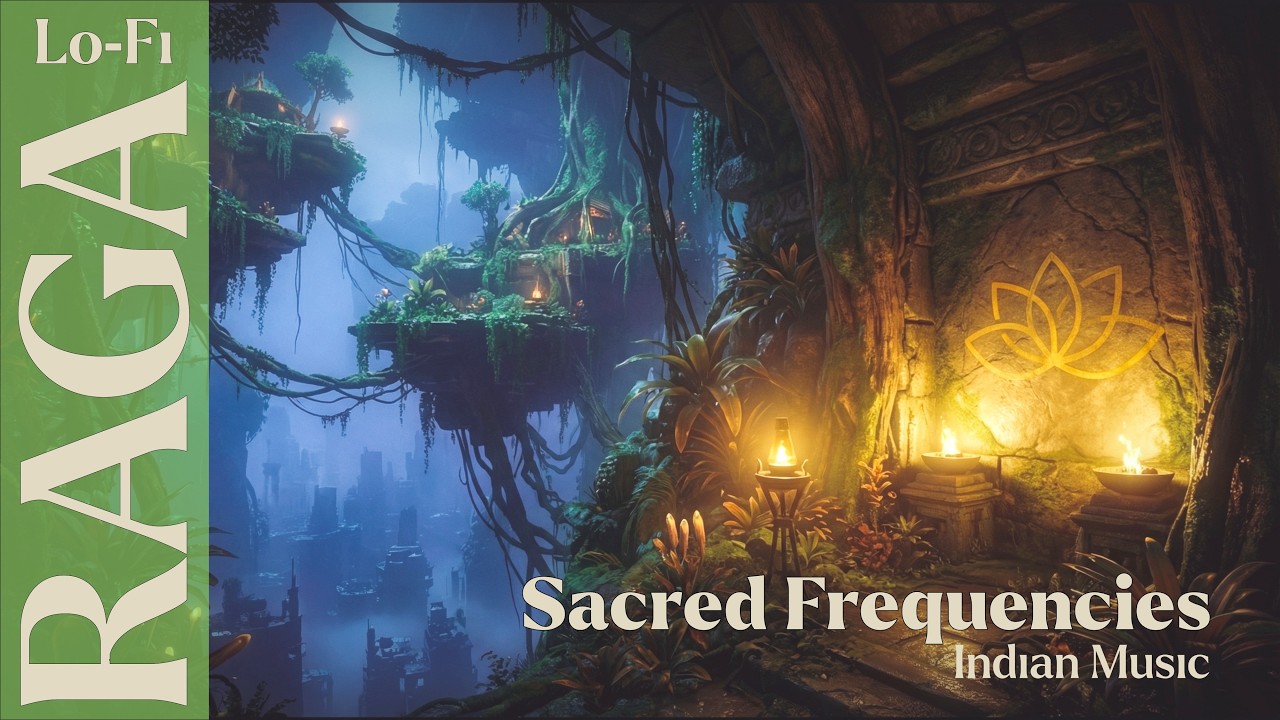 Indian Lo-Fi Radio | Raga, Sitar & Bansuri for Deep Focus & Meditation | Lotus Tape