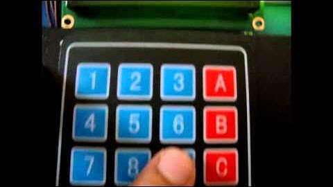 4x4 Matrix Keypad Interfacing with 8051 Microcontroller
