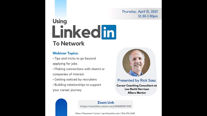 APC Workshop: Using LinkedIn to Network