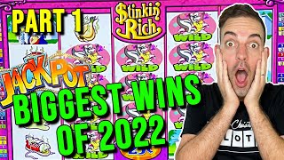 Over $100,000 in JACKPOTS  26 of our BIGGEST WINS OF 2022  Part 1