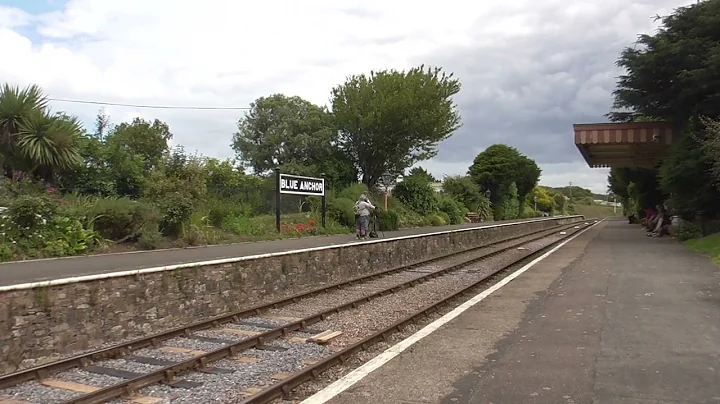 GWR No 7812 Erlestoke Manor Arrivals Blue Anchor from Bishops Lydeard