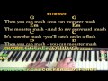 Monster Mash - Piano Cover Lesson with Lyrics/Chords