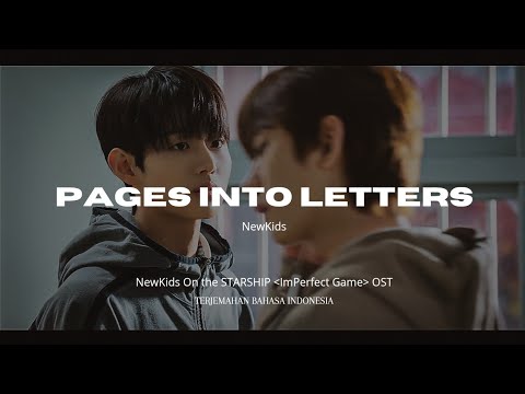 NewKids 편지가 된 일기 Pages Into Letters Rom Lirik Terjemahan Bahasa Indonesia 