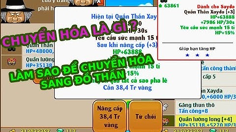 Chuyển hóa w thần linh xd từ wll  ngọc rồng online