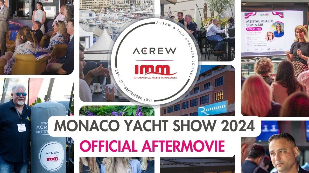 MONACO YACHT SHOW 2024 OFFICIAL AFTERMOVIE | ACREW & IMM BUSINESS LOUNGE