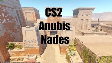 CS2 Anubis Mid Smoke from CT Spawn