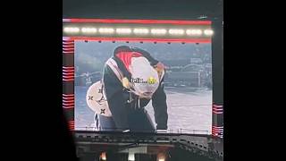 Felix crying on his knees on stage because of the project STAYs made🥺 #felix #straykids