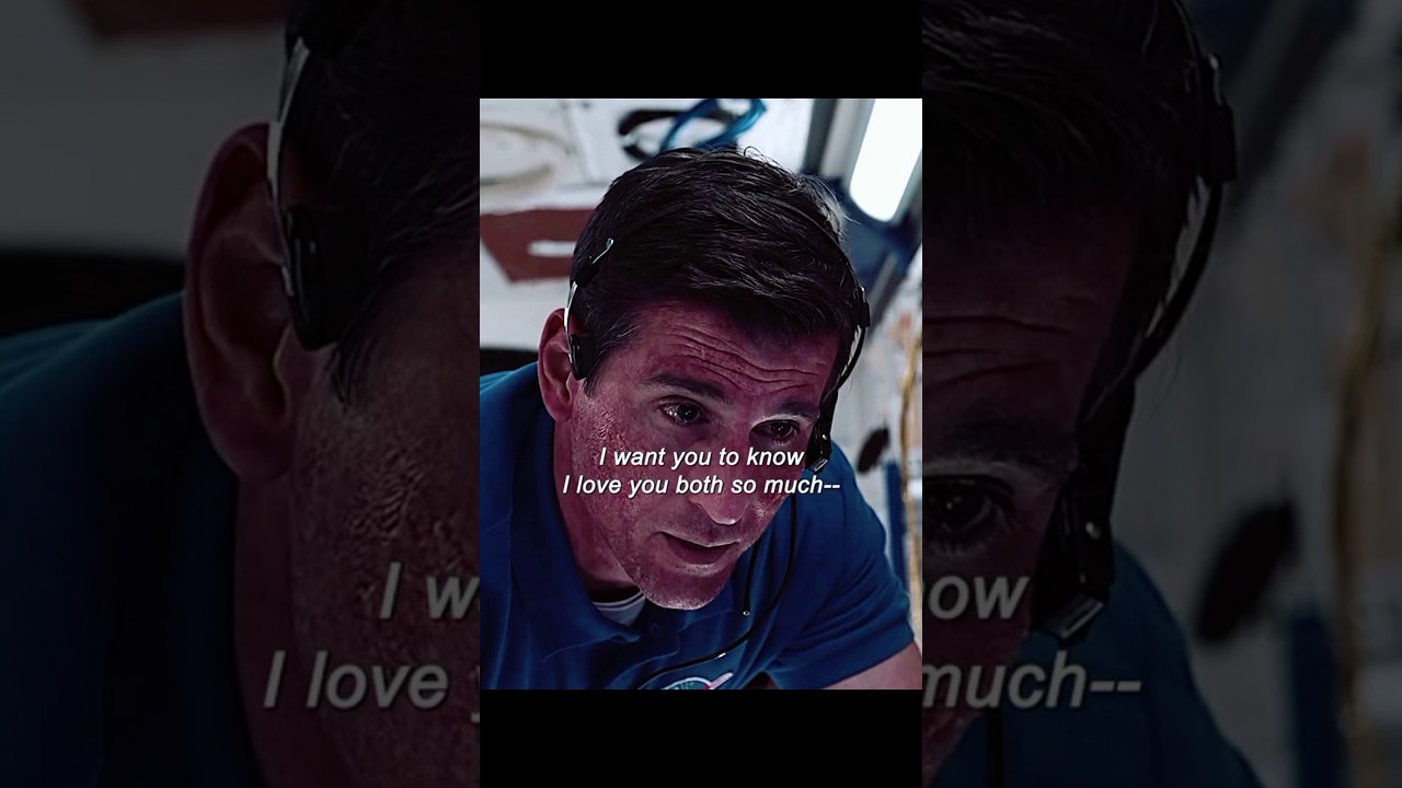 Gravity Movie|A Father’s Last Words to His Daughter 👨‍🚀💔  