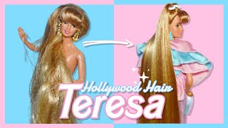 Barbie Doll Thrift Adventures! ⭐ Hollywood Hair Teresa Make-Over! screenshot 2