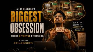 Every Designer's Biggest Obsession 😂 | Client Approval Struggles- Digital Brandlance