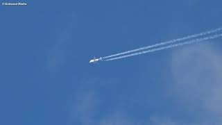 Airbus A330-700 Beluga Xl F-Gxln Overhead Apeldoorn Netherlands Hamburg - Toulouse