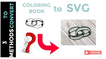 How to convert a coloring book image into an SVG using Inkscape