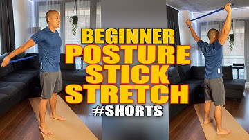 Beginner Posture Stick Stretch