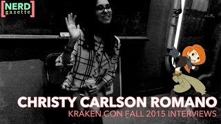 Kraken Con Fall 2015 Q&A: Christy Carlson Romano (Kim Possible, Even Stevens)