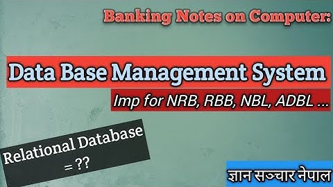 || Data Base Management System | Advantages & Disadvantages || Banking Preparation Special ||