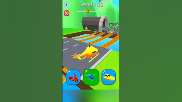 Shape-Shifting 🚗🚁🛥️ | New Hyper Casual Game 🔥| #shorts #short #shapeshifting  #gameplay #shortsfeed