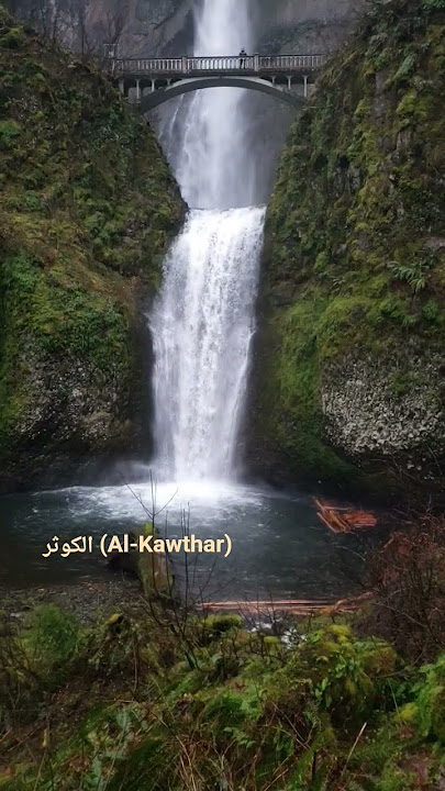 Download lagu the beautiful view of this waterfall #murottal #alkausar