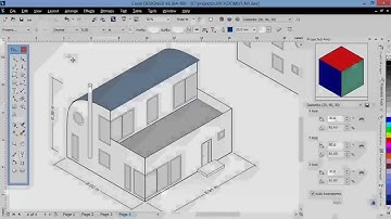 Isometric dimensioning tools in Corel DESIGNER X6